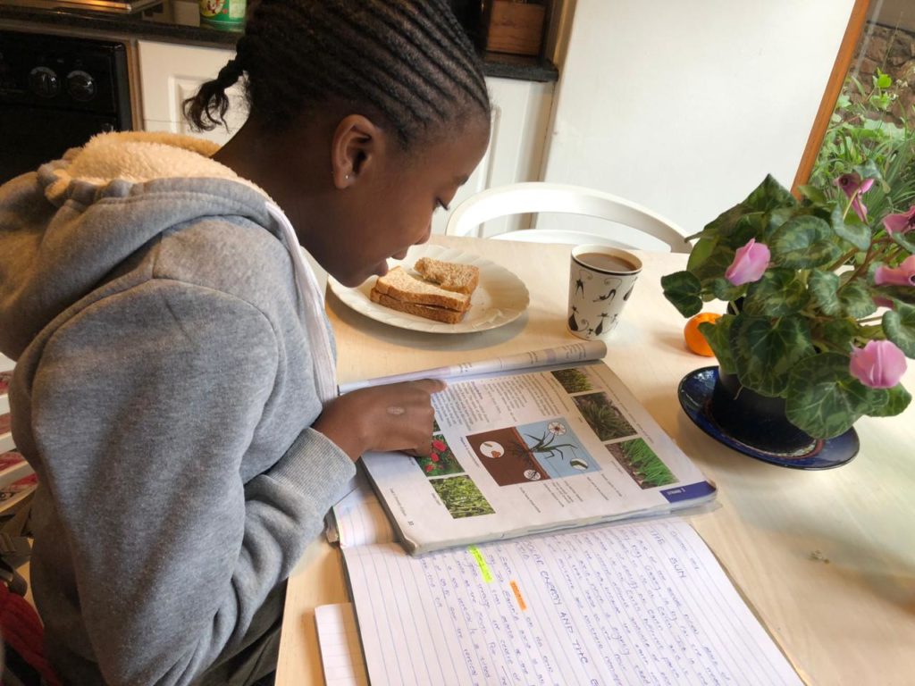 ELE student taking part in Saturday School